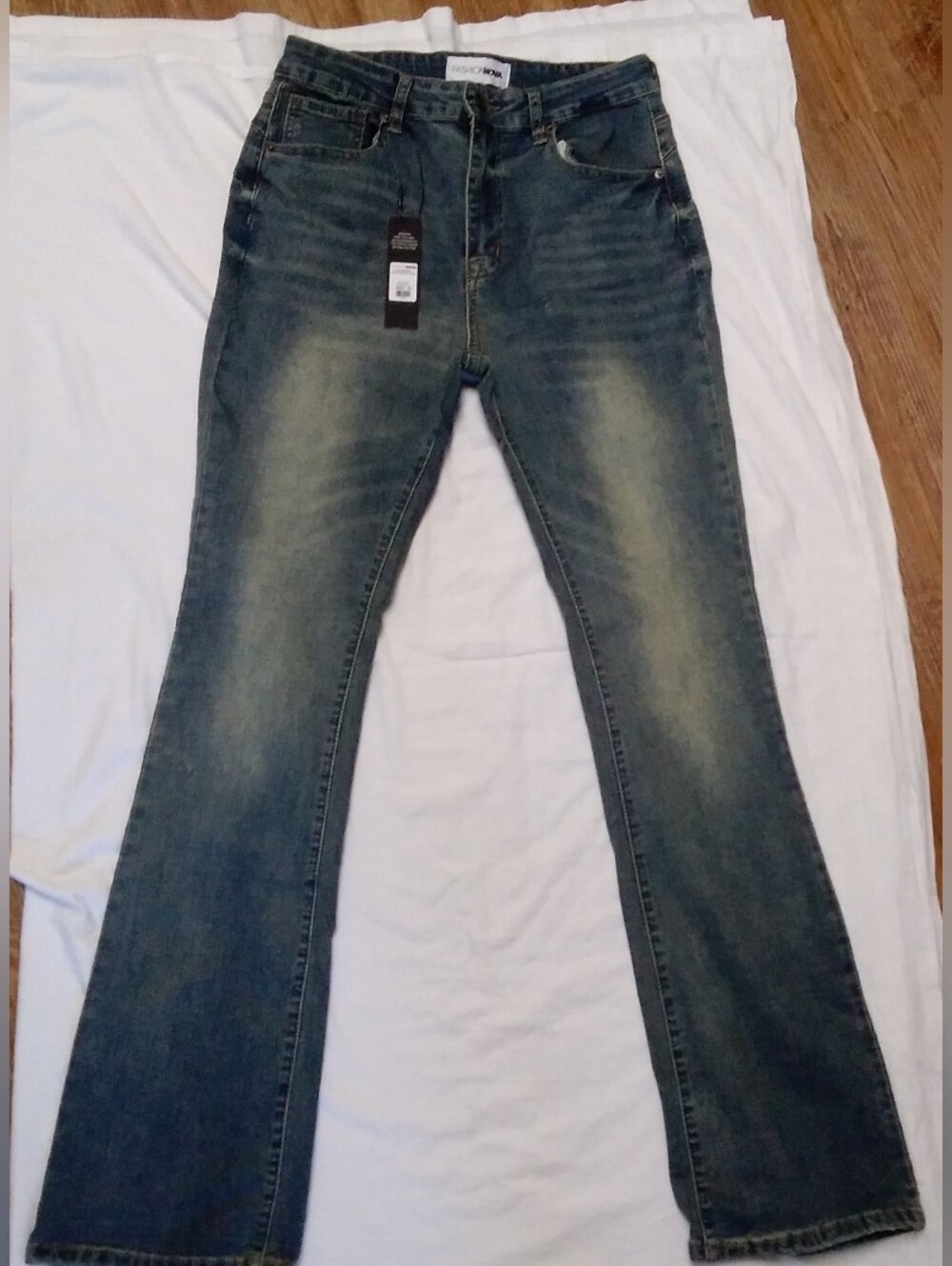 Windsor Blue Faded Flare Jeans